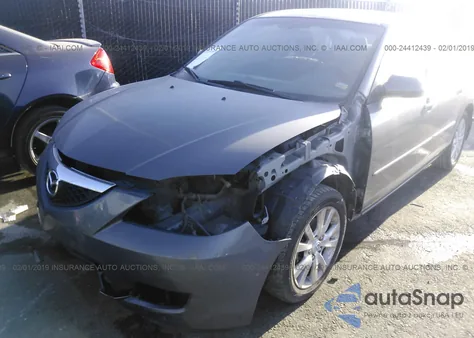 2007 Mazda Mazda3 I from USA, damaged, VIN JM1BK12F771614266